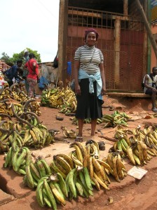 Vendeuse de bananes plantains